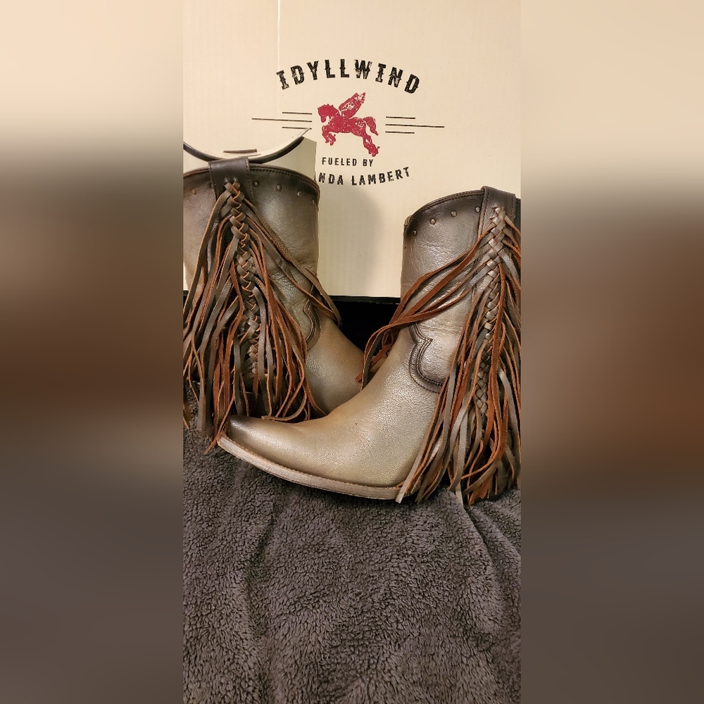 Idyllwind by Miranda Lambert Fringe Booties